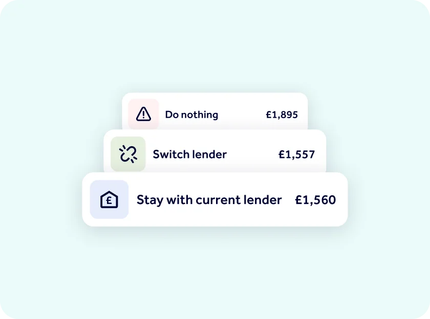 Image of remortgage calculator options
