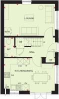 Ground floor of our 3 bed Ennerdale home