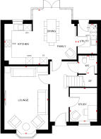 Ground floor of the 4 bed Holden