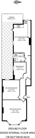 Floorplan area for info only, not for £/sq. ft valuation
