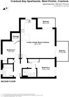 Apartment 12, Crescent Apartments - floor plan