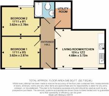 Floor plan with m...