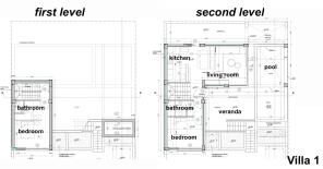 villa 1 - floor plan