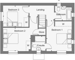 Dandara - Buckmore Green - The Hampton V2, Home 71 floorplan