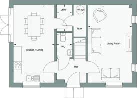 Dandara - The Cygnets - The Gosford, Home 56 floorplan
