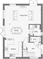 Dandara - The Russetts - The Braeburn, Home 020 floorplan
