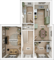 Ground Floor - 3D