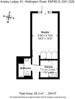 3 Anstey Lodge, 81, Wellington Road, ENFIELD, EN1