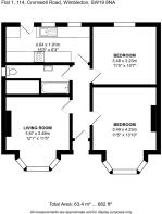 Flat 1 Floor Plan