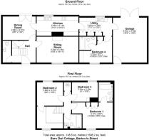 FP Barn Owl Cottage, Barton le Street - all floors