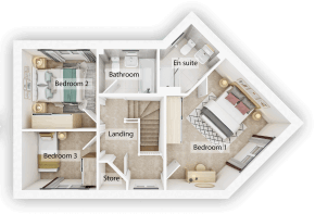 First Floor - 3D