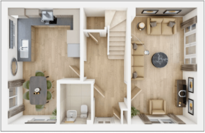 Downstairs