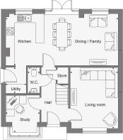 Dandara - Braeburn Fields - The Goodwood, Home 87 floorplan