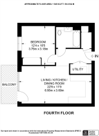 Floorplan area for info only, not for £/sq. ft valuation