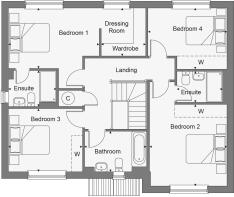 Dandara - Manor Park - The Sandhill, Home 79 floorplan