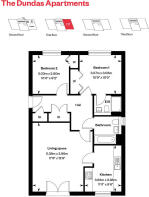 dundas apartment floor plan - plot 127