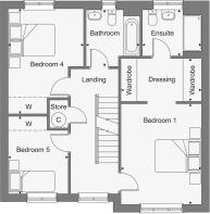 Dandara - Meadow View - The Hawthorn, Home 217 floorplan