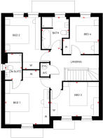 First floor of the 4 bed Holden