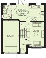 Ground floor plan of our 4 bed Kennford home