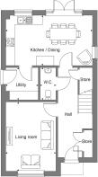 Dandara - Wittering Place  - The Wotton, Home 45 floorplan
