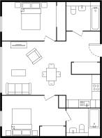 2-bed - 2B4P TYPE...