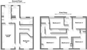 North Lane floor plan 1