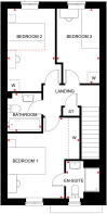 First floor of the 3 bed Ellerton
