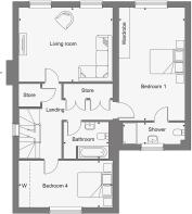 Dandara - Birch Park  - The Cambridge, Home 17 floorplan