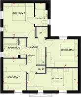 First floor plan of the alfreton at highgrove