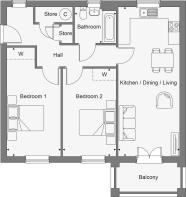 Dandara - Buckmore Green  - Buckmore Court, Home 4 floorplan
