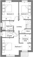 Dandara - Wittering Place - The Wotton, Home 67 floorplan