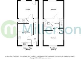 2 Bedroom example Floorplan