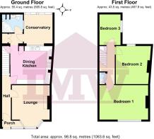 Floor Plan for 5 Fron Terrace, Old Colwyn, Colwyn