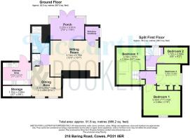 218 Baring Road Main House, Cowes, PO31 8ER - all 