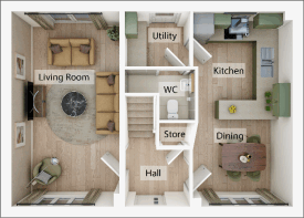 3D - Ground Floor