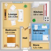 Studio Flat Example