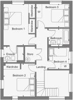Dandara - The Russetts - The Braeburn, Home 020 floorplan