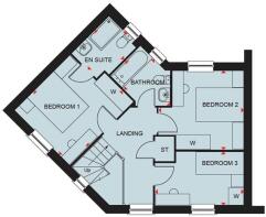 Fairway ff plan DWH Pentref Llewelyn