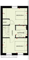 The Denford first floor floorplan