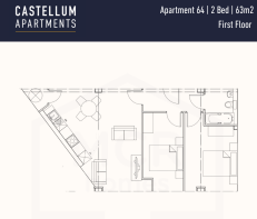 2 bed Floor plan