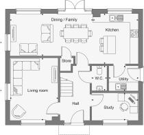 Dandara - Wittering Place  - The Chartwell, Home 07 floorplan