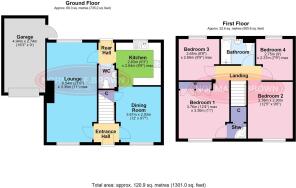 7 Garth Meadow, Cattercik Village - all floors (1)