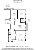 Floor plan Kingston House South, Ennismore Gardens