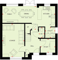 Ground floor of the 4 bedroom Radleigh