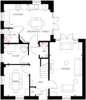 Ground floor of the 4 bed Alfreton