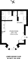 Floorplan area for info only, not for £/sq. ft valuation