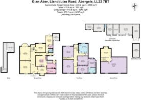 Floor Plan - Glan Aber, Llanddulas Road, Abergele