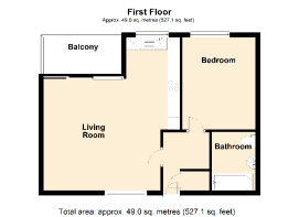Flat 1, White Rock, Hastings - Floor plan.PDF