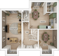 Ground Floor - 3D