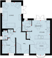 Ground floor of the 4 bedroom Avondale